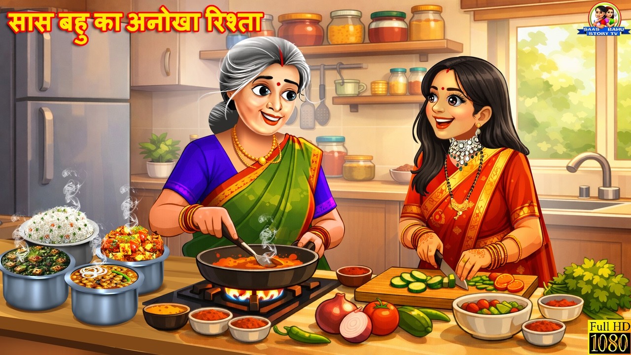 सास बहु का अनोखा रिश्ता | Hindi Kahani | Moral Stories | Hindi Cartoon | Cartoon Video | Kahaniya