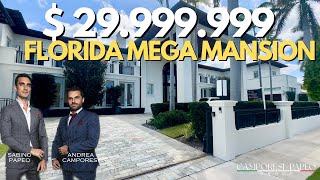 Tour This 29 Millions $ Mega Mansion In Miami Florida