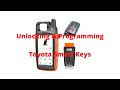 Unlocking & Programming Toyota Smart Keys W/ Key Tool Max