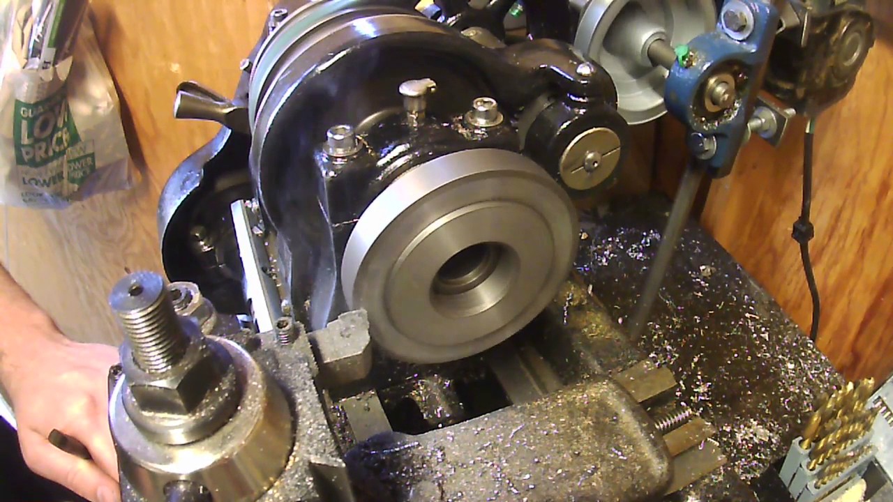 Truing a Chuck Backplate on my South Bend Junior Lathe - YouTube