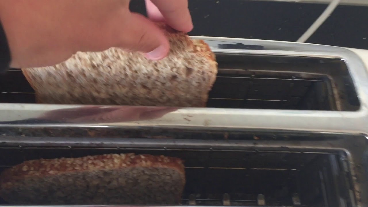 Using a fork to get out toast YouTube