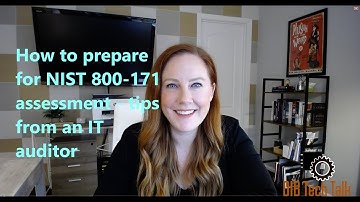 NIST 800-171 assessment, from an auditor