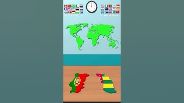 countries with similar maps part 1 #3danimation #3dmap