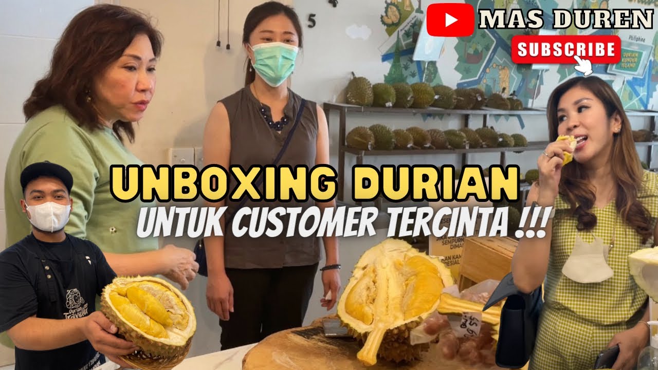 UNBOXING DURIAN2 PREMIUM UNTUK CUSTOMER TERCINTAH !!! durian duriantraveler durianviral YouTube