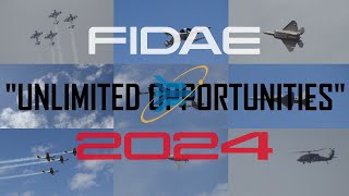 FIDAE 2024: Exhibición Aérea de Halcones, E3D Sentry, Black Hawk, F22 Raptor, y mucho más!