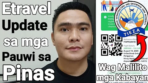 ETRAVEL UPDATE SA MGA PAUWI SA PINAS | LATEST ETRAVEL ARRIVAL CARD REGISTRATION TUTORIAL AUGUST 2025