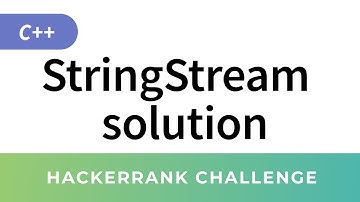 StringStream in C++ (HackerRank Solution)