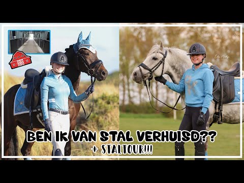 BEN IK VAN STAL VERHUISD? + Staltour #JoanneNeidhoferHorses #Vlog380