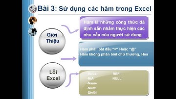 Giới Thiệu Khóa Học Excel online