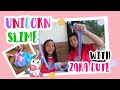 Membuat UNICORN SLIME bersama Zara Cute | DIY UNICORN SLIME  | The Kani Sisters