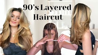 HOW TO CUT VOLUMINOUS LAYERS INTO YOUR OWN HAIR!