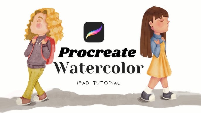 My Custom Watercolor Brushes for Procreate – Media Jamshidi