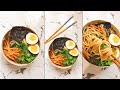 طريقه شوربة الرامن بمكونات متوفره و طريقه سهله الطعم لذيذRamen Soup 