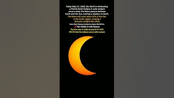 September 21, 2025 Partial Solar Eclipse.