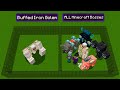 Buffed Iron Golem VS All Minecraft Boss