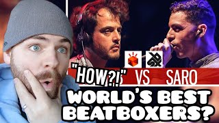 First Time Hearing BEATBOX "TIONEB vs SARO" | Grand Beatbox LOOPSTATION Final Battle 2017 | REACTION