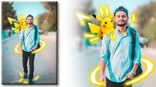 POKEMON Pikachu Photo Editing | Picsart editing tips screenshot 3