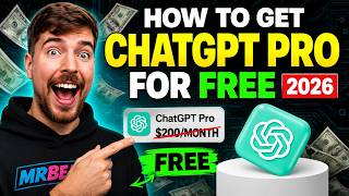 How to Get ChatGPT Plus for FREE (2026) | Unlock ChatGPT Pro & GPT-5.4 Without Paying!