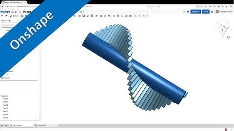 5.7 Treppe - Spiral staircase - Onshape Training - Curve pattern