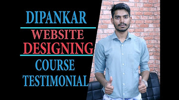 Dipankar Website Designing Course Testimonial Webtech Learning