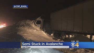 Avalanche Forces Closure Of I-70 At Vail Pass