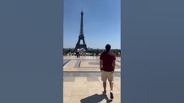 Best spot to view Eiffel Tower #ytshortsindia #paris #trocadero #eiffeltower #ytshorts