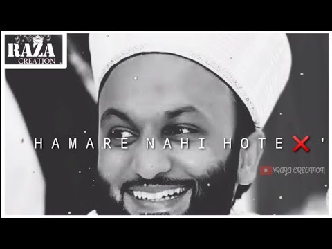 Ye Naaz Ye Andaz Hamare Nahi Hote Peer Saqib Shaami  WhatsApp Status  RAZA CRATION45