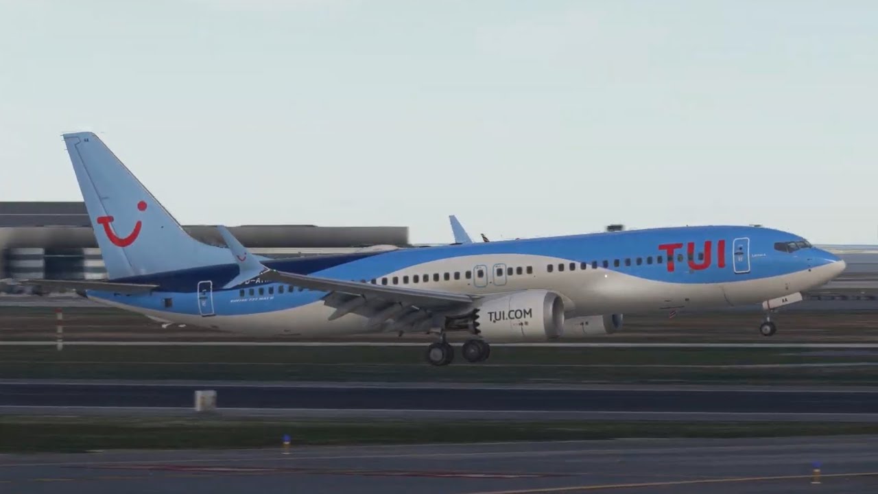 MSFS 2020 | iFly B737-MAX 8 • Flight from Amsterdam (EHAM) to Kopenhagen (EKCH)