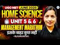 UGC NET Home Science Unit 5 &amp; 6 Management Marathon Q&amp;A| UGC NET Home Science Marathon June 2026