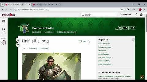 Guide to Wiki Fandom (Part 5) - How to upload and embed image into page - Council of Erdan