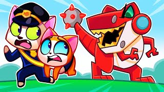 🙀 Scary Dino Robot Song 🦖🤖|| Baby Cartoons by Purrfect Songs & Nursery Rhymes 🎵 by Purrfect Songs and Nursery Rhymes 85,395 views 4 days ago 48 minutes