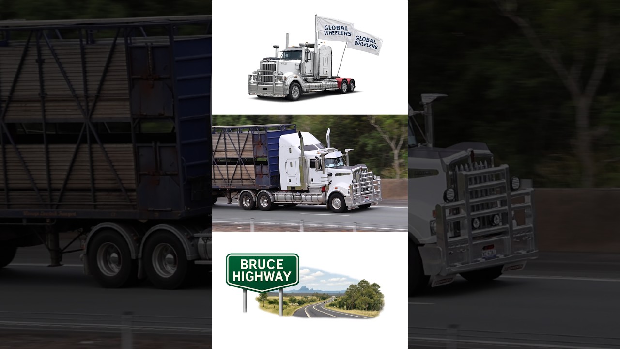 Australian Highway Ambience - Kenworth T909's, Hino 700 & Volvo FH 540 in action!