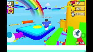 Rainbow Obby Oynadık 🌈 Pokide İlk Maceram (İlk M Çok Heyecanlı 🎉)