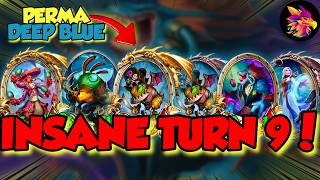 THE BEST TURN 9 I'VE EVER HAD and I did it with DEEP BLUE | Hearthstone Battlegrounds