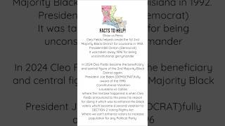 THIS WAS ACTUALLY THE 2ND TIME  PROVEN TO BE GERRYMANDER BY THE SAME REPRESENTATIVE