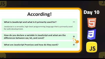 Build an Accordion with HTML, CSS & JavaScript 🚀💻 | Adel Gabr