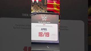 WWE 🗓️Calendar(04.19) w/ DAILY Facts!! #wwe #wrestlemania #april19 #otd #undertaker #kane