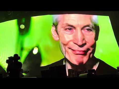 Charlie Watts Tribute / Street Fighting Man - The Rolling Stones - Madrid - 1st June 2022