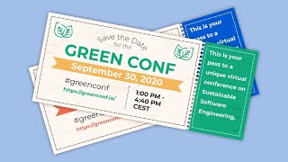 #GreenConf - Sustainable Software Engineering Conference