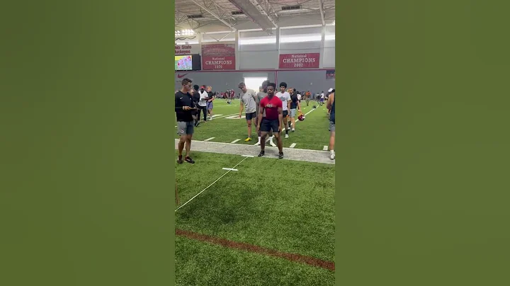 LB  Kyree Wimberly  95 Broad Jump  Ohio State Camp