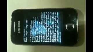How to flash stock rom on galaxy y without odin