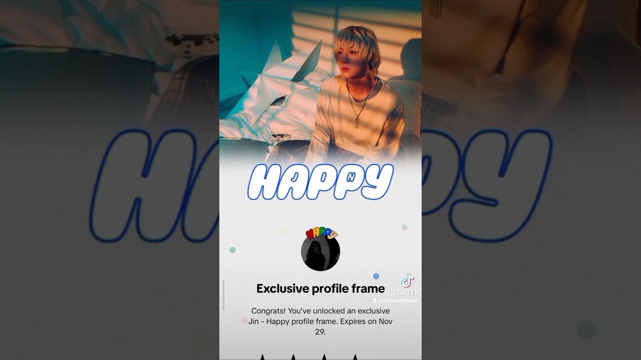 UNLOCKED "HAPPY" PROFILE FRAME        ❤️ 