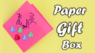 How to make a paper Gift box/DIY paper Gift box idea/Easy Origami box tutorial/Origami Art and Craft