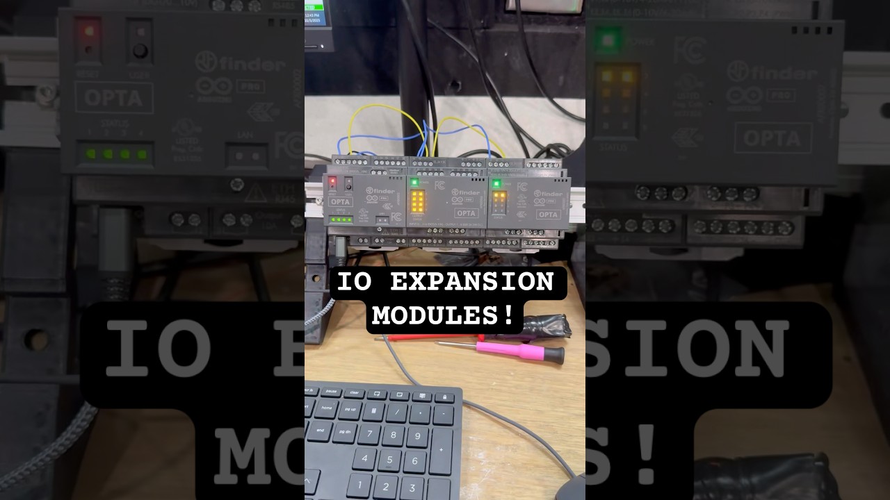 IO Expansion Modules added to the Arduino Opta PLC! #science #engineering #electronics @Arduino