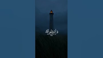وأنيبوا إلى ربكم وأسلموا له من قبل أن يأتيكم العذاب ثم لا تنصرون | سورة الزمر | القارئ