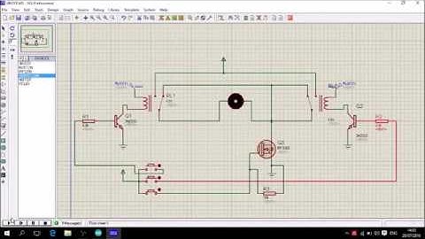How to make H bridge on Proteus solved example of motor