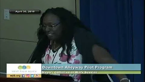 043018 Work Session Downtown Alleyway Pilot Program