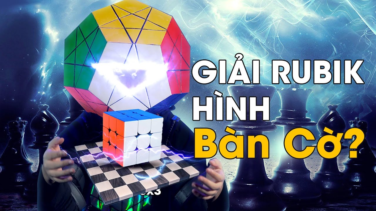 Hướng dẫn cách xoay Rubik hình bàn cờ – Độc đáo | Speedcube