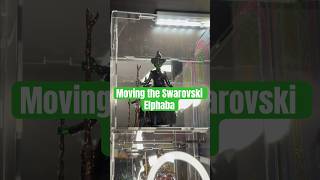 Moving the Swarovski Elphaba #wicked #swarovski #crystal #figure #theozvlog