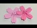 How to make a paper cherry blossom | origami flower cherry blossom tutorial